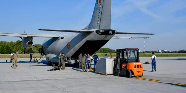 Aeronavele C 27J Spartan au efectuat misiuni de stingere a incendiilor de pădure Foto MApN jpg