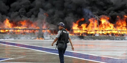 Droguri arse in Myanmar FOTO EPA-EFE