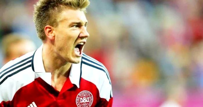 Nicklas Bendtner, în tricoul naționalei