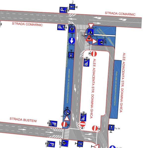 Circulația cu sens unic, introdusă pe alte zece străzi din Sectorul 2