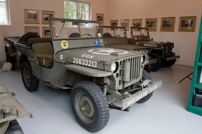 Jepp-uri din colecția regelui FOTO Muzeul Automobilului