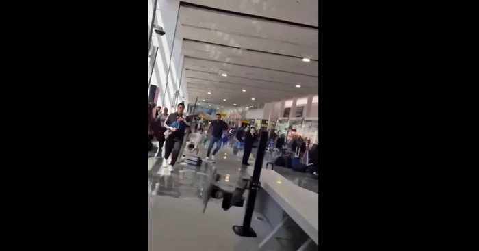 Haos pe aeroportul din Guadalajara. FOTO: Captură Video / X