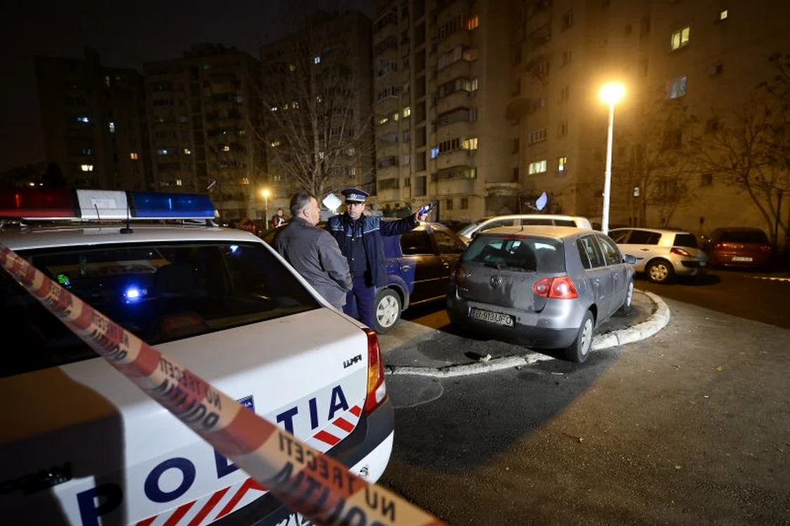 Parcarea din Dristor în care s-a produs incidentul (Foto: Octav Ganea/Mediafax)