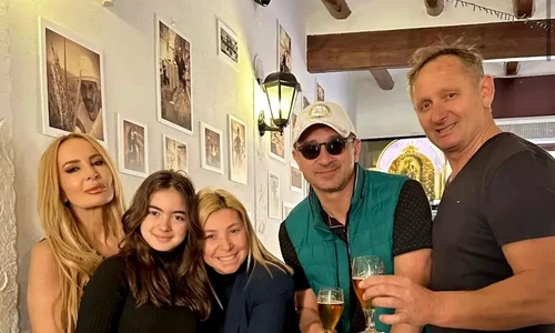 Artista a îmbinat utilul cu plăcutul, s-a bucurat de timpul petrecut alături de familie