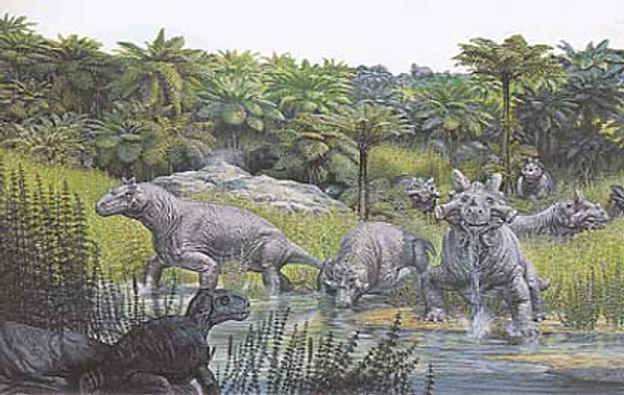 Potrivit experţilor, locuitorii Terrei în Capitanian erau majoritatea reptilieniFoto Palaeos.com
