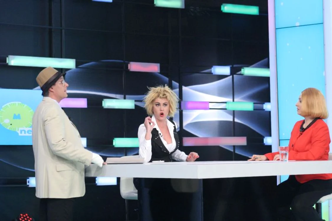 Mirela Zeţa a fost Anamaria Prodan la show-ul Mondenii de sâmbătă. (Foto: Prima TV)
