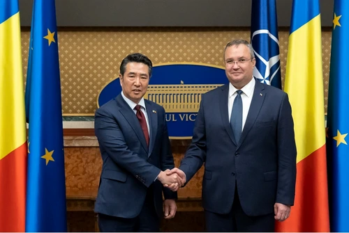 premierul a discutat cu ambasadorul Coreei FOTO Arhivă 