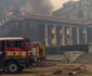 Biblioteca Jagger a Universităţii din Cape Town a fost cuprinsă de flăcări. FOTO EPA-EFE