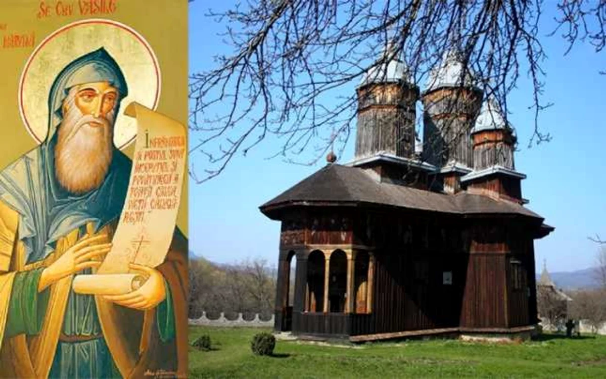 Sf. Vasile a ajuns la Schitu Poiana Mărului în 1730