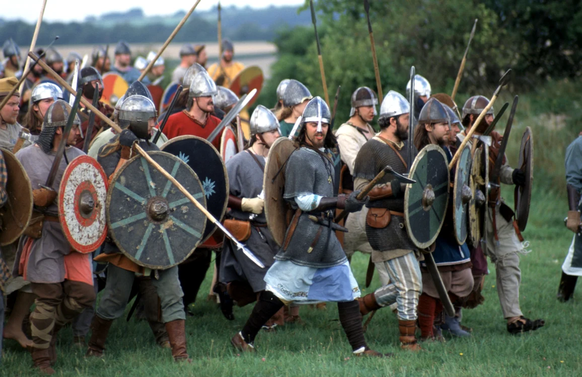 Anglo-saxoni (reconstituire). Foto: Shutterstock