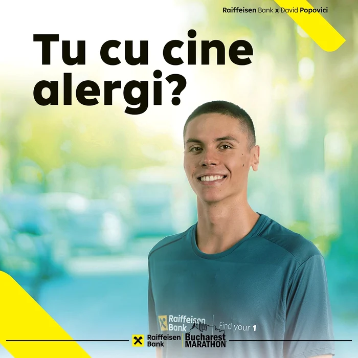 David Popovici, un promotor al Maratonului București. FOTO: Arhiva Adevărul