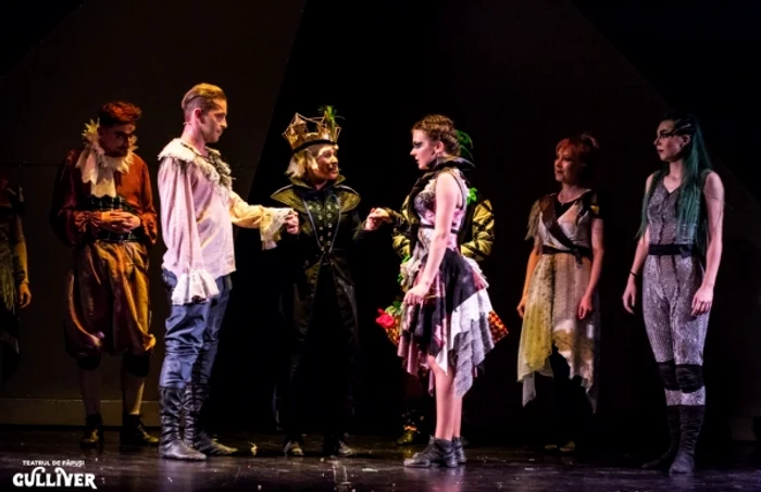 Scenă din spetacolul ”Pasărea Măiastră” Foto: Teatrul Gulliver