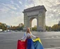 Ornela Pasăre, ședință foto îmbrăcată în tricolor foto: arhiva personală 