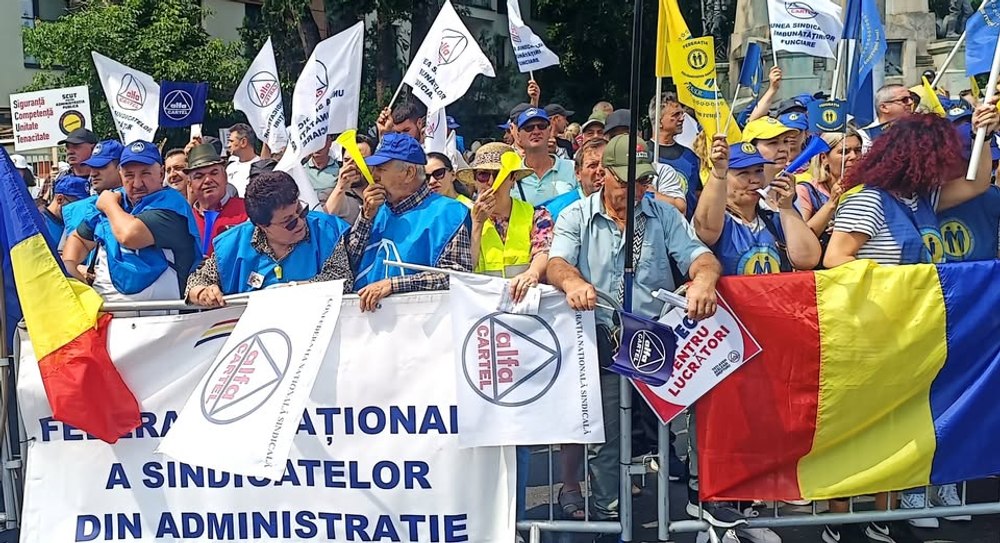 Mai multe confederaţii sindicale vor protesta miercuri în faţa Guvernului