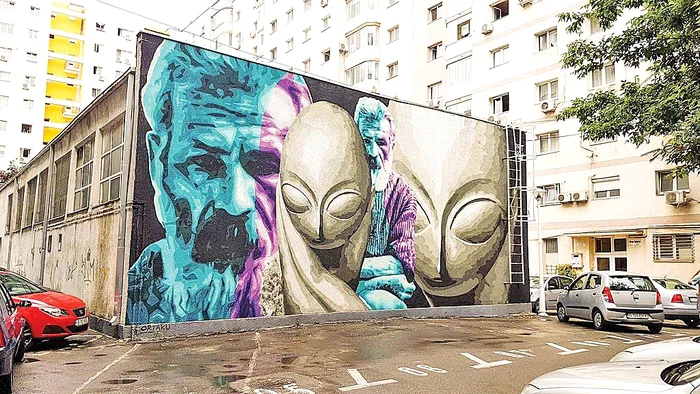 Pereții scorojiți ai centralei  termice au fost  transformați