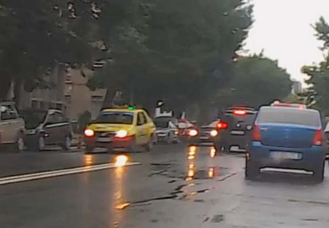 Victor Slav a gonit pe străzile oraşului