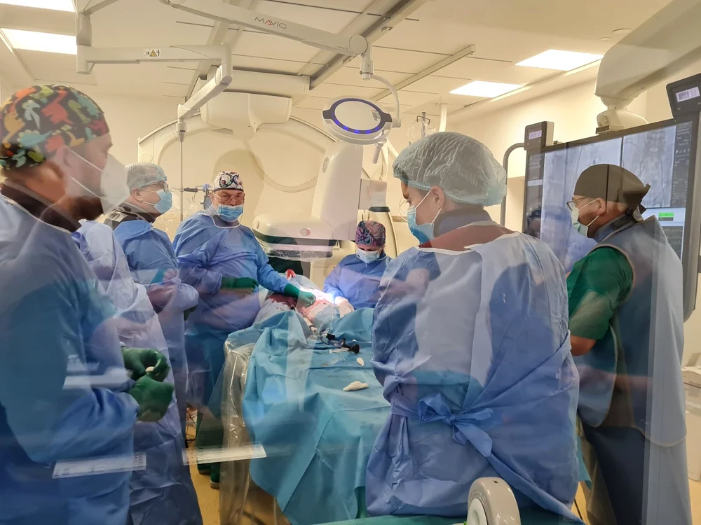 Reușită importantă a echipei conduse de medicul Florin Orțan FOTO Facebook Florin Orțan