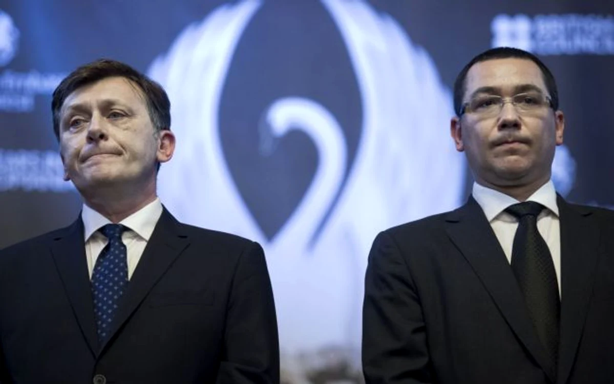 
    Crin Antonescu şi Victor Ponta  