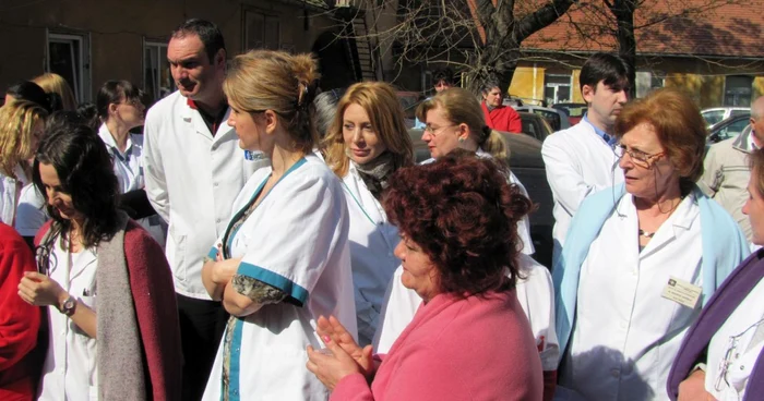 Nu este prima dată când medicii din toată ţara protestează FOTO arhivă