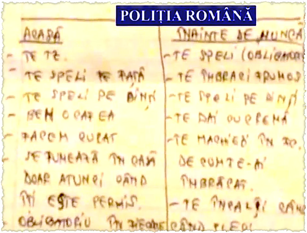 Prostituatele primeau indicaţii de la «peştii» lor