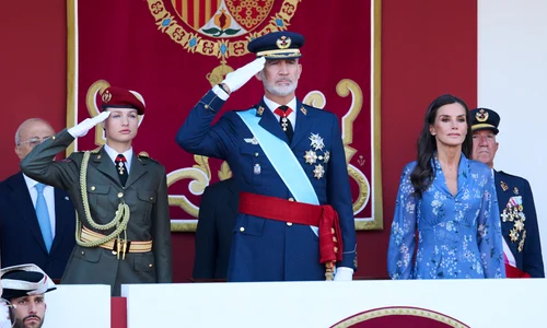 Regele Felipe, Regina Letizia și Leonor, de Ziua Spaniei foto GettyImages 1731552999 jpg