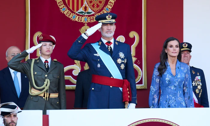 Regele Felipe, Regina Letizia și Leonor, de Ziua Spaniei foto GettyImages 1731552999 jpg