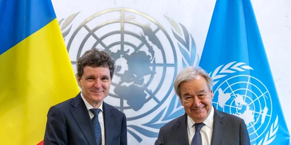 Nicusor Dan si Antonio Guterres png