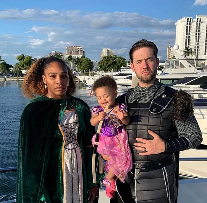 Serena Williams, alaturi de sotul ei, Alexis, si de fiica lor, AlexiaFOTO: Instagram