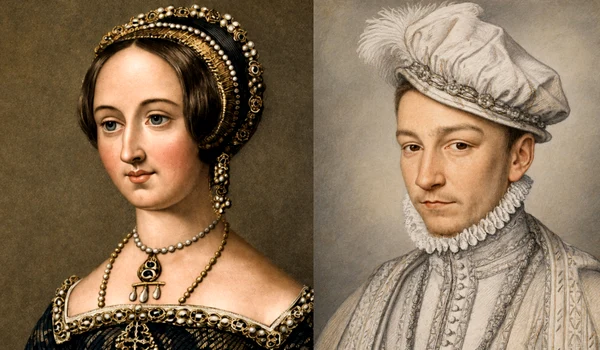 Marguerite de Valois și Henric de Navarra  foto   Profimedia prelucrată cu aI jpg
