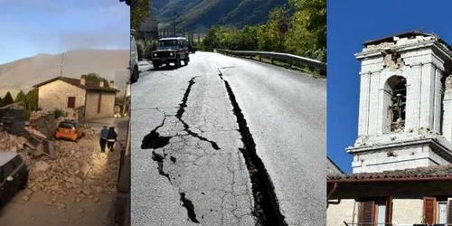 Colaj Cutremur FOTO AFP