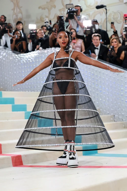 Janelle Monáe a purtat o rochie ciudată (Foto: GettyImages)