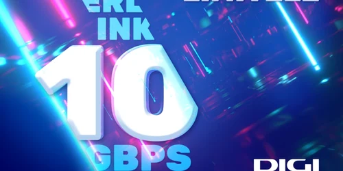 DIGI lansează internetul de 10 Gbps Fiberlink 10 G