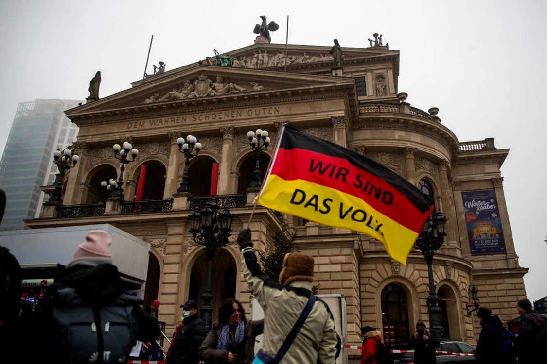 Protest in Germania FOTO EPA-EFE