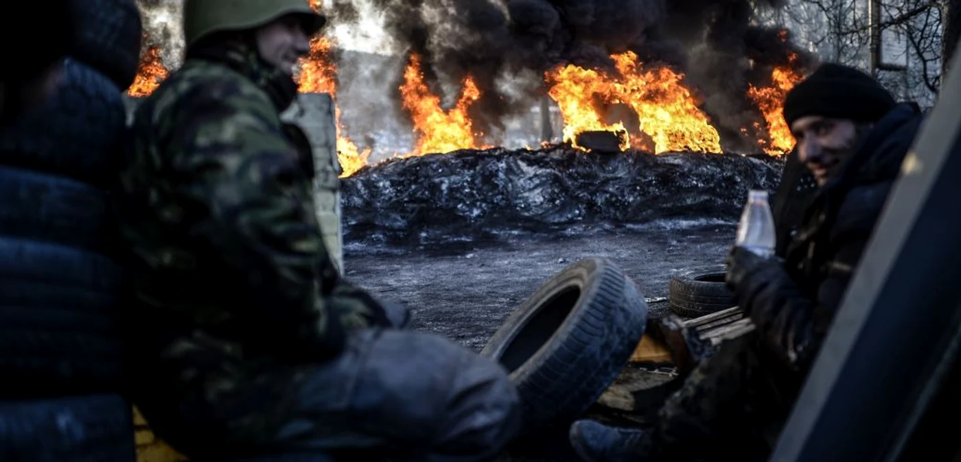 21 februarie - Proteste Kiev -Ucraina FOTO Mediafax/AFP