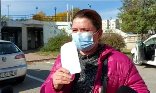 Tudorița Măceșanu foarte dezamăgită din sala de judecată jpeg