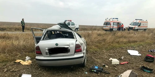 Accident rutier în judeţul Constanţa FOTO IPJ Constanţa