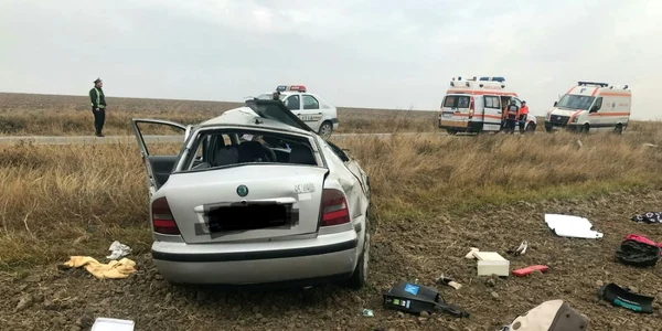 Accident rutier în judeţul Constanţa FOTO IPJ Constanţa