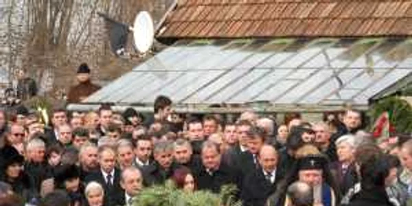 La înmormântarea tatălui lui Emil Boc a fost prezent şi preşedintele Traian Băsescu.