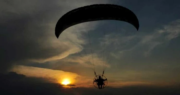 Paramotor. FOTO: Arhivă