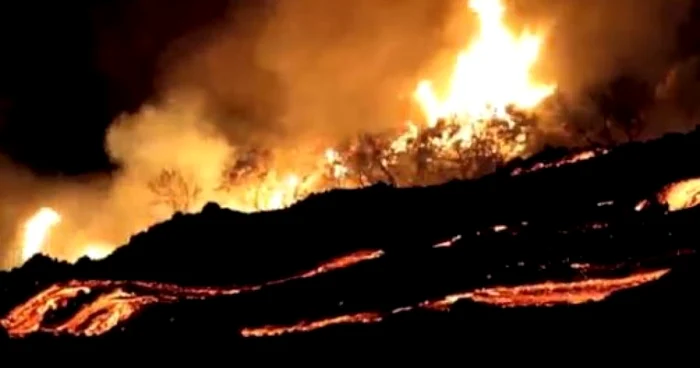 Vulcanul Kilauea din Hawaii