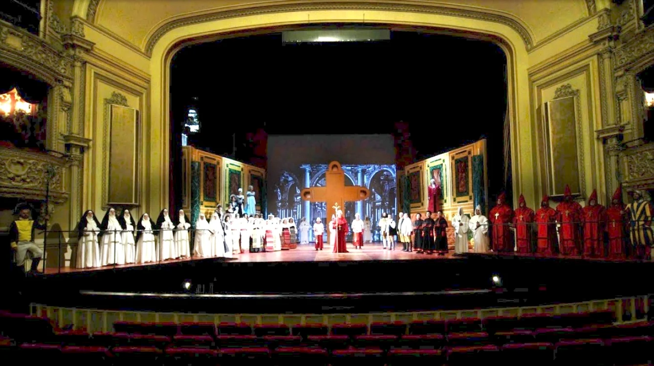 Scenă din "Tosca" FOTOFRAFII: Sebastian Bucur/ Opera Naţională Bucureşti