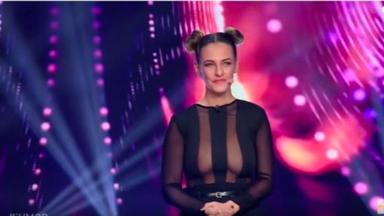 Ștefania Costache la iUmor. FOTO: captură video iUmor