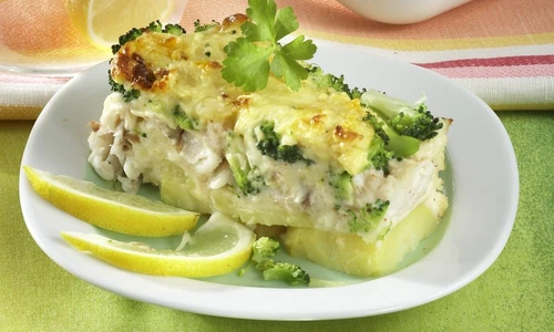 Baked Fish with Broccoli jpeg