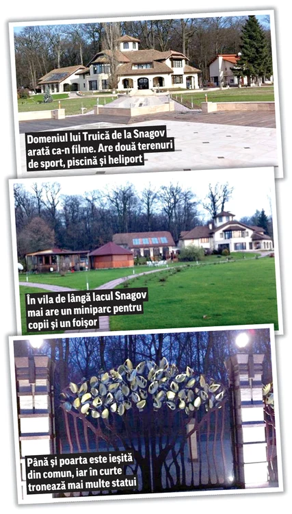 Omul de afaceri se lăfăie într-o vilă impunătoare