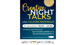 Creative Night Talks – ediția Cultura Națională – online, pe 21 ianuarie jpeg