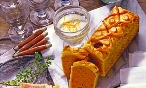 Ham pie with short crust pastry jpeg