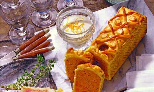 Ham pie with short crust pastry jpeg