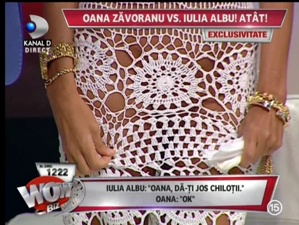 Oana a renunțat la chiloți