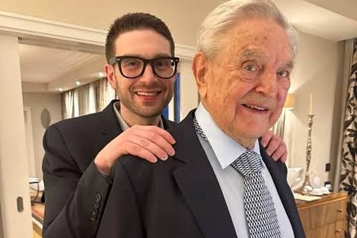 Alex și George Soros/FOTO:X