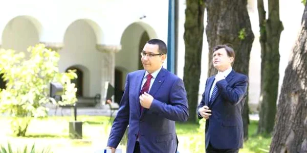 Victor Ponta si Crin Antonescu FOTO Adevarul